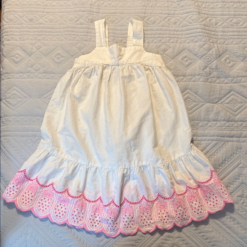Old Navy Girls White Summer Dress - Size 5